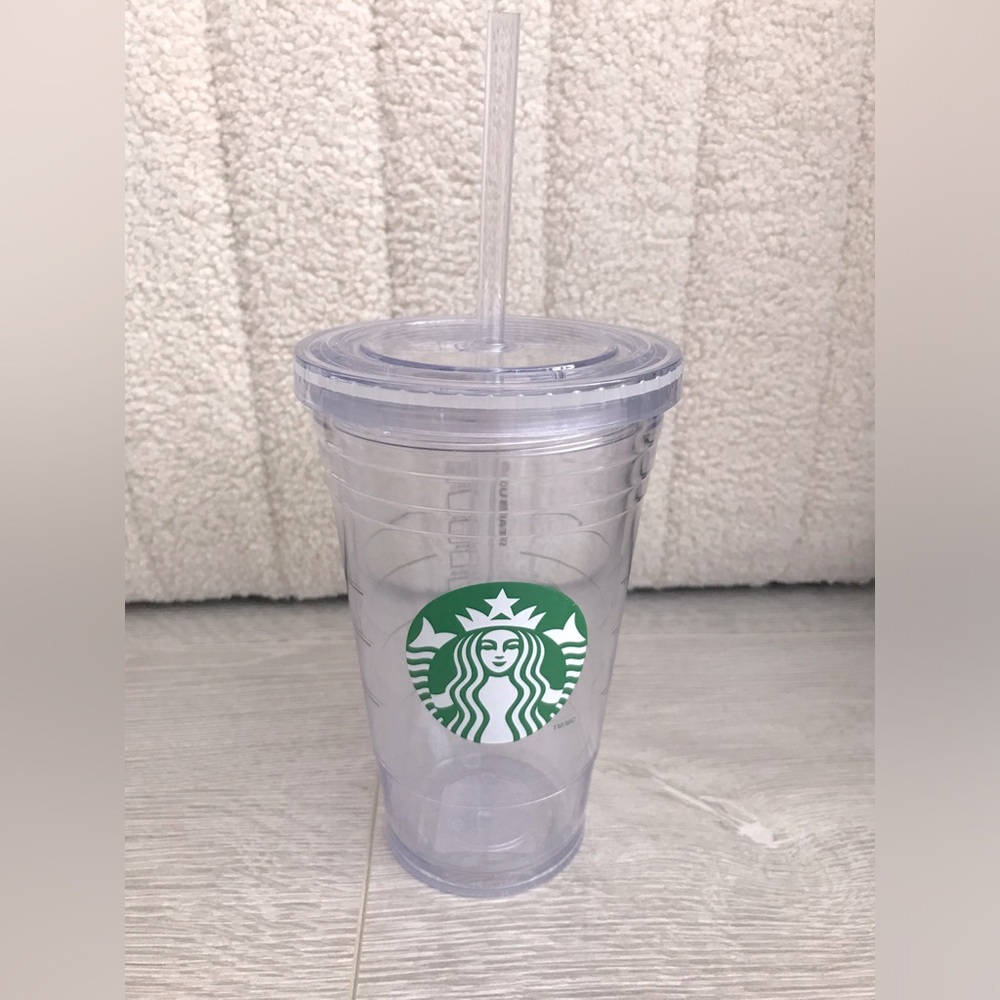 Starbucks Reusable Grande Cold Cup Tumbler 16oz Double Wall Acrylic